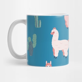 Cactus and llama Mug